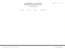 Tablet Screenshot of moderniklasika.lt